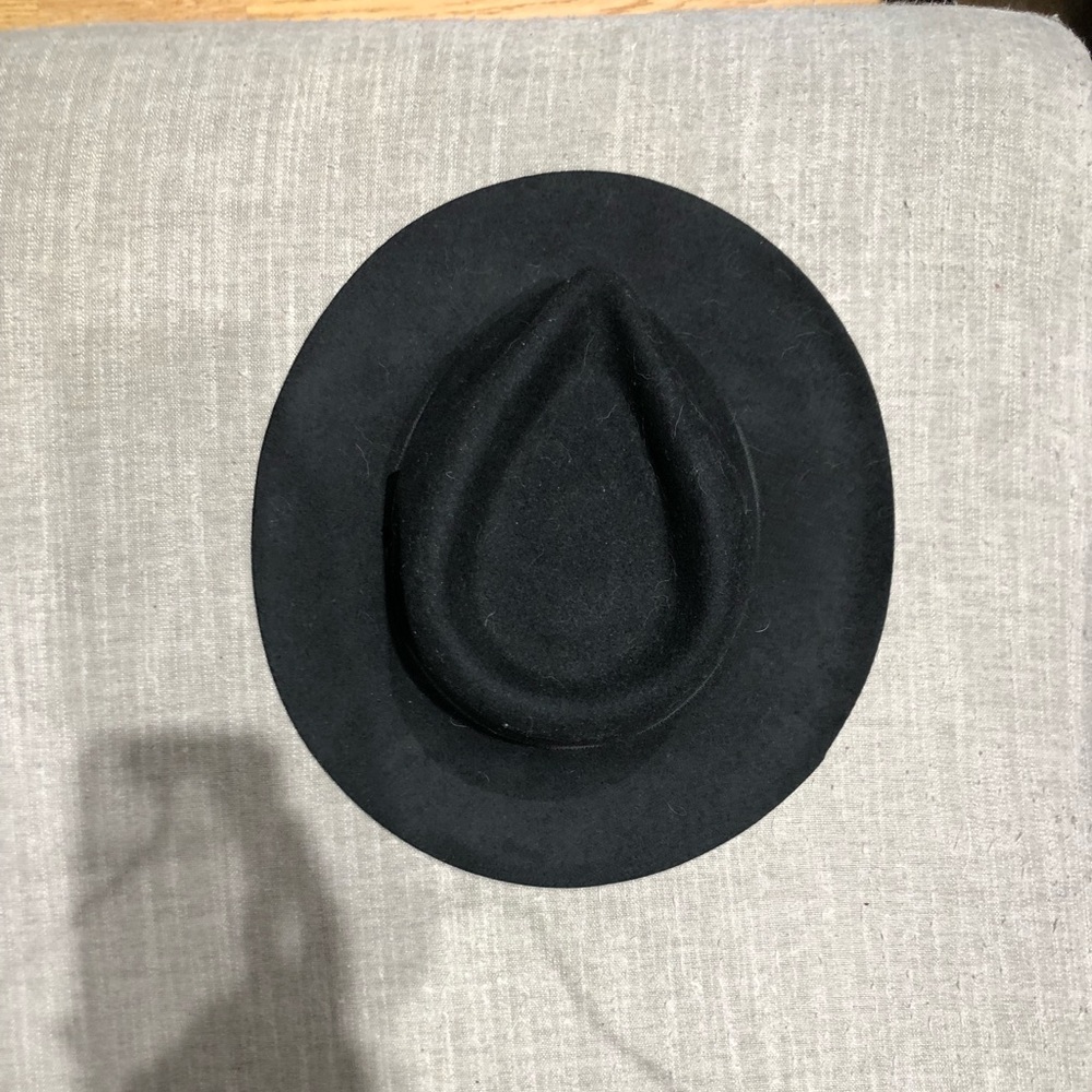 Madewell wool fedora/wide brim hat